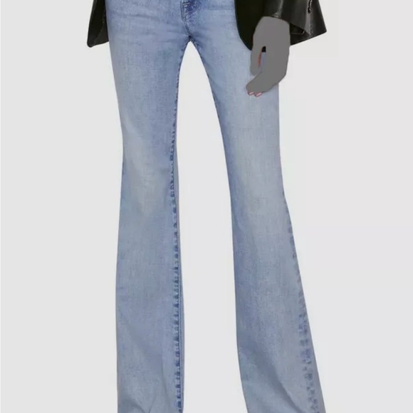 $246 Frame Women's Blue Denim Le High Flare Cebu Jeans Pants Size 27 NWT - Picture 2 of 6